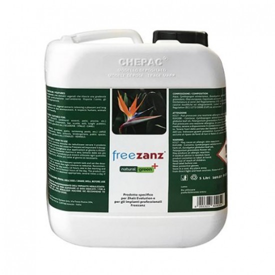 FreeZanz antizanzare repellente NATURAL GREEN +  lt. 2 per zhalt evolution